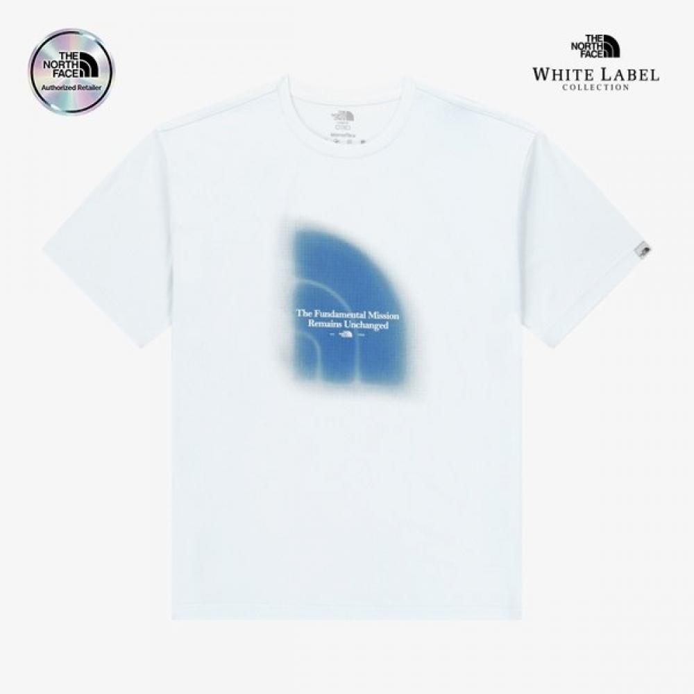 The North Face Women S miSty Logo Short Sleeve Round Tee White Nt7ur13j