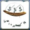 Latest Handcrafted Fisherman's Spoon Fish Sculpture Wind Chime Spoon Fish Sculptures Windchime Outdoor Home Garden Decor