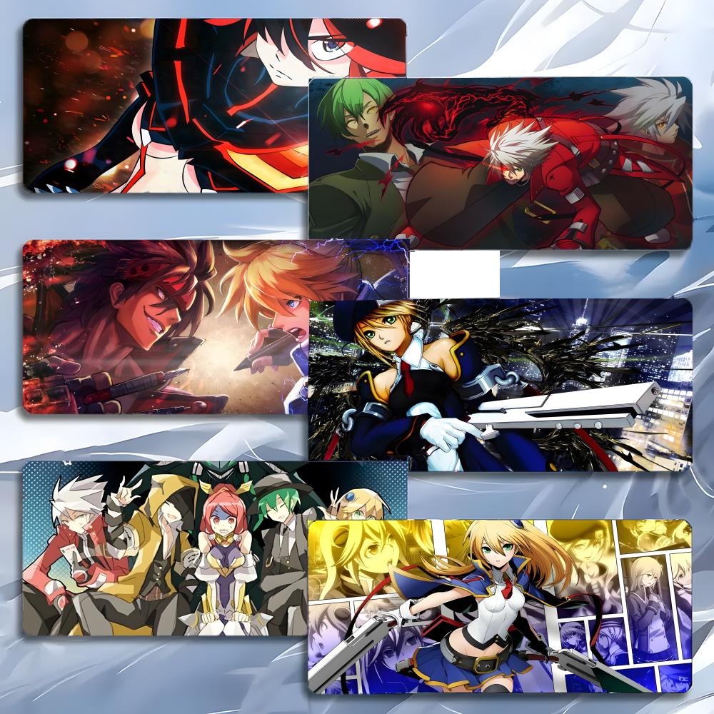 Game Fighting BBlazblue Mouse Pad Mousepad Large Gaming Lockedge Thickened Pc Table Desk Mat