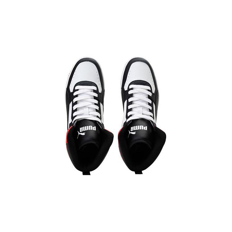 Puma Rebound Joy Кроссовки для детей старшего возраста Черный Белый Красный Kids Sneakers High-Risk-Red 374687-03