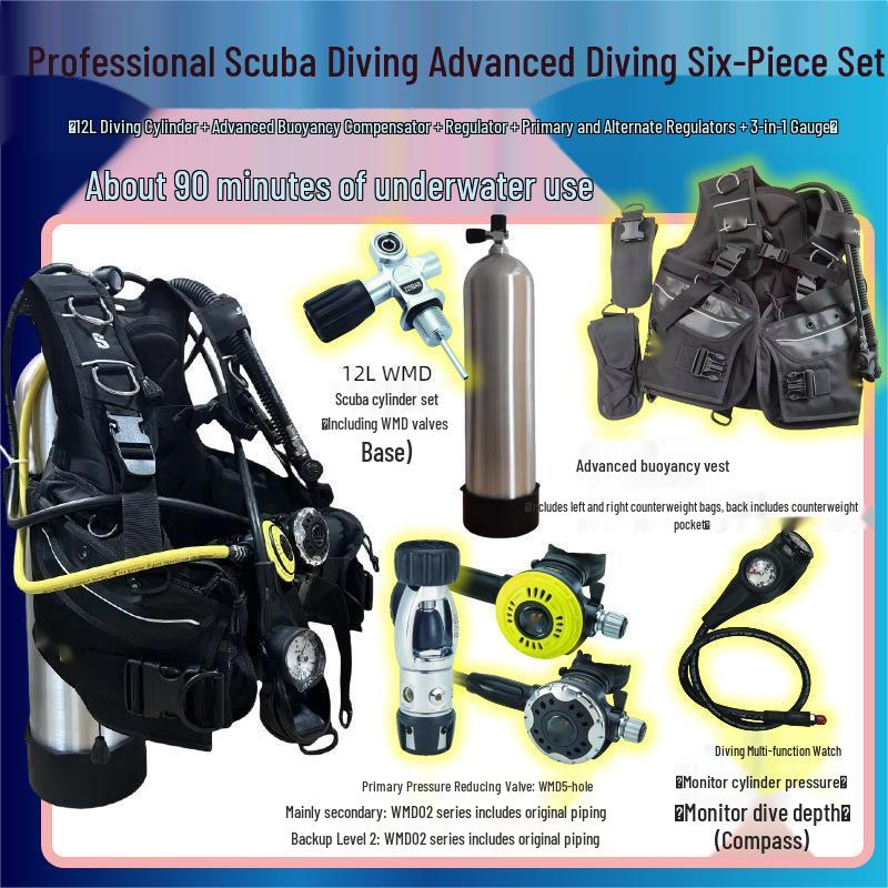 Scuba Diving Oxygen Tank & Emergency Gear
