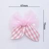 10Pcs 65*70mm Mesh Bowknot with Ball Appliques Sewing On Supplies Patches Decoration Accessories