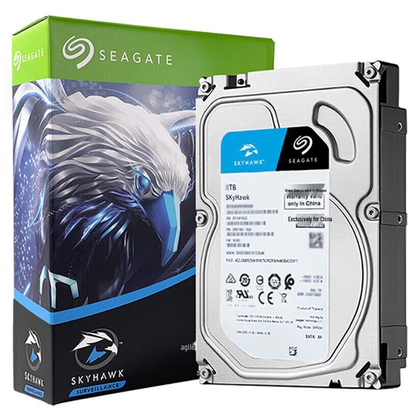 Seagate SkyHawk AI 10TB Surveillance Hard Drive