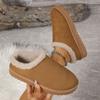 Женские зимние ботинки Birkenstock широкой полноты, винтажные клоги с плюшевой подкладкой, женские зимние ботильоны с низким голенищем