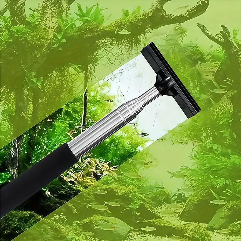 1pc Telescopic Aquarium Brush, Extendable To 38.58 Inches Long, Multi-purpose Cleaning Brush