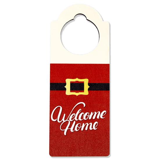 Рождественская деревянная дверная ручка, чулок, декор, украшение, Санта-Клаус, снеговик, праздничная дверная ручка, вешалка, подвеска для вечеринки