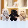 Luxury Plush Cat Doll Charm for Backpack or Bag