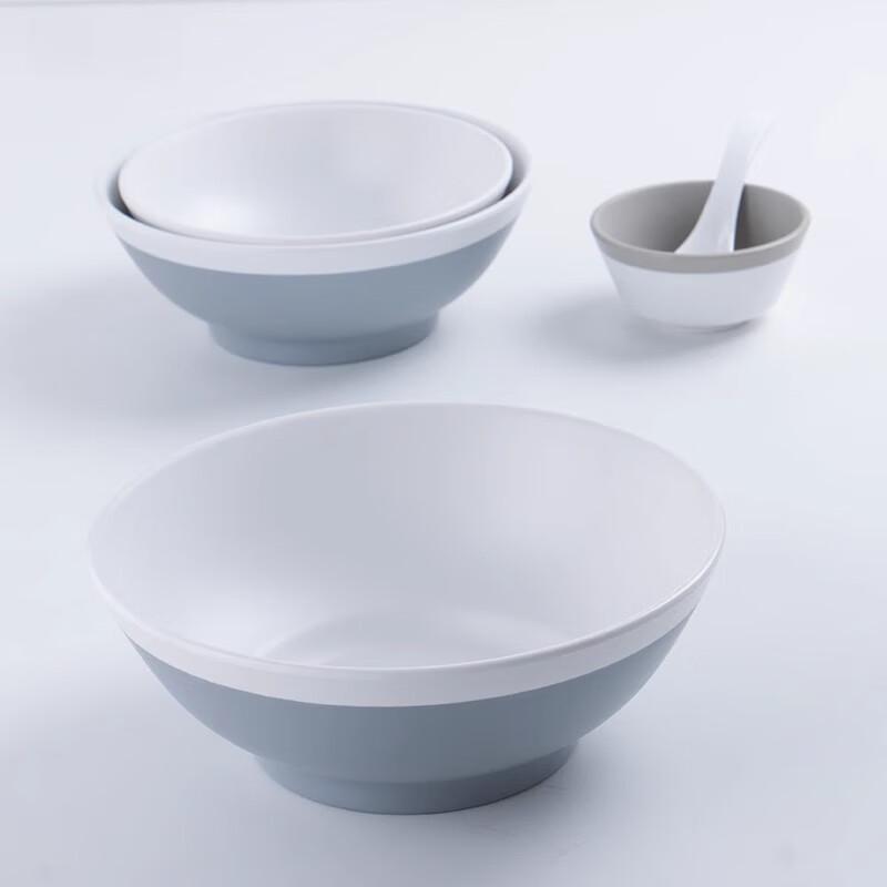 Матовая меламиновая глубокая миска для супа с лапшой