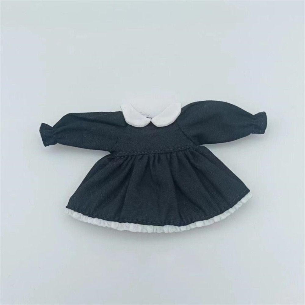 Lotus Leaf Sleeve Doll Clothes Casual Wear Obitsu11 Dresses Dolls Accessories OB11 Skirt 1/12 Bjd