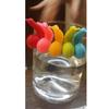 5pcs Exquisite Snail Holder sachet de thé en silicone en forme de tasse de tasse de bonbons Couleurs Mignon