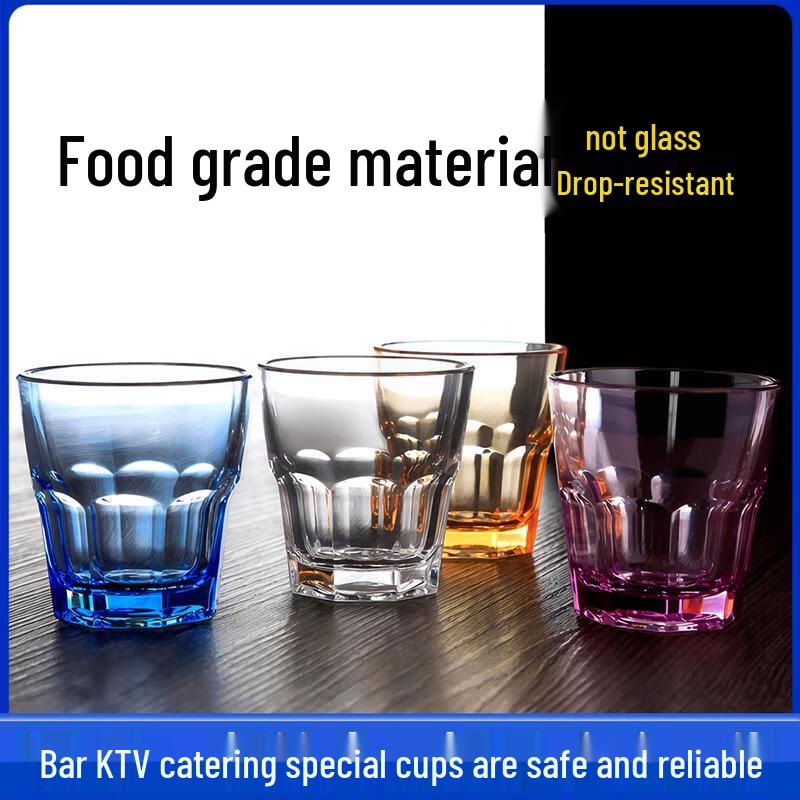 HANDUNYOU Ударопрочная восьмиугольная пивная кружка из акрила