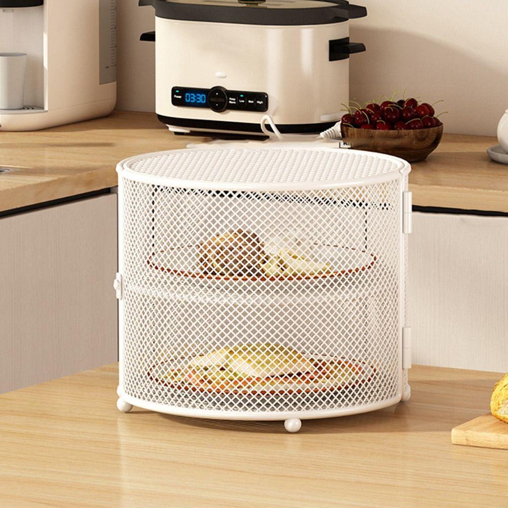 Штабелируемая кухонная полка для хранения Дышащие овощные шкафы Настольная овощная крышка Дом