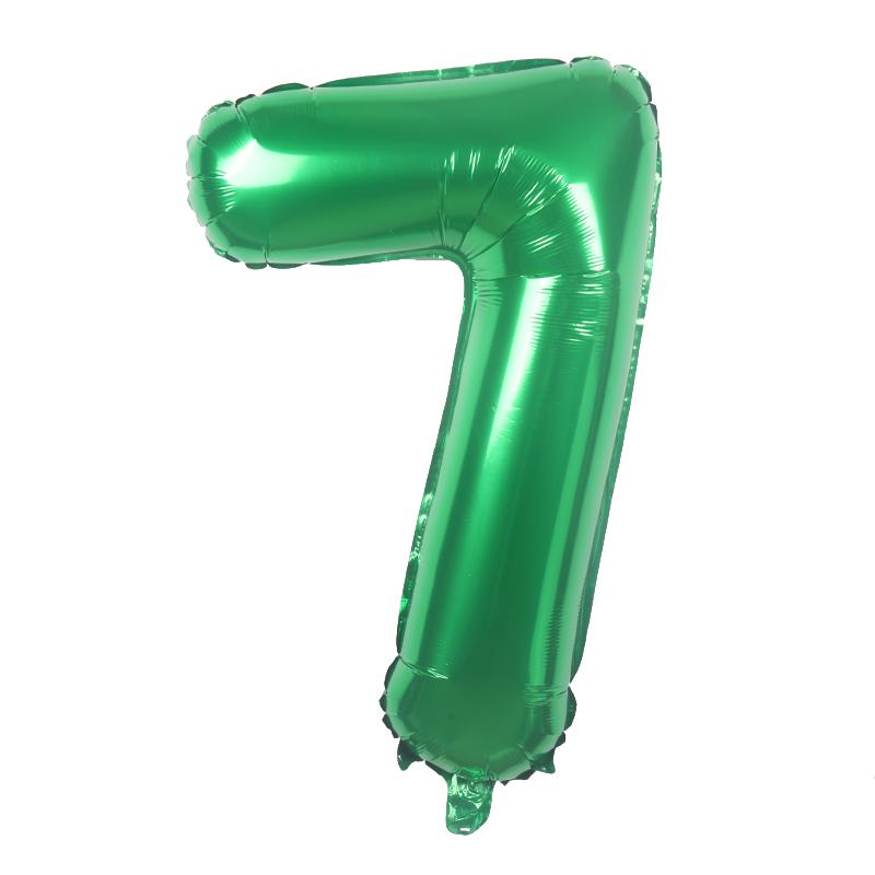 32-дюймовые зеленые большие воздушные шары с цифрами 0 1 2 3 4 5 6 7 8 9 для детей, день рождения, годовщина свадьбы, фигурные воздушные шары, подарок