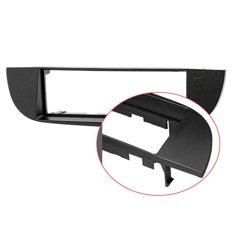Efficientt-One Din Car Dvd/Cd Radio Stereo Fascia Panel Frame Adapter Dash Kit For Fiat (500) 2007-2015 Cd Trim Install Frame Ki