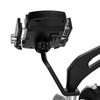 15 Вт Беспроводная зарядка для телефона Кронштейн-удлинитель Черный B Для мотоцикла/скутера