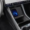 Беспроводная зарядная панель для Tesla Model 3 Автоаксессуары Индивидуальная панель зарядного устройства для телефона Держатель для телефона
