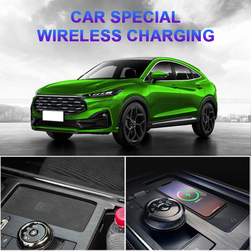 15W Car QI Wireless Charger For Ford Explorer 2025 Interior Special Mobile Phone Fast Charging Plate Panel,Car Induction Charger