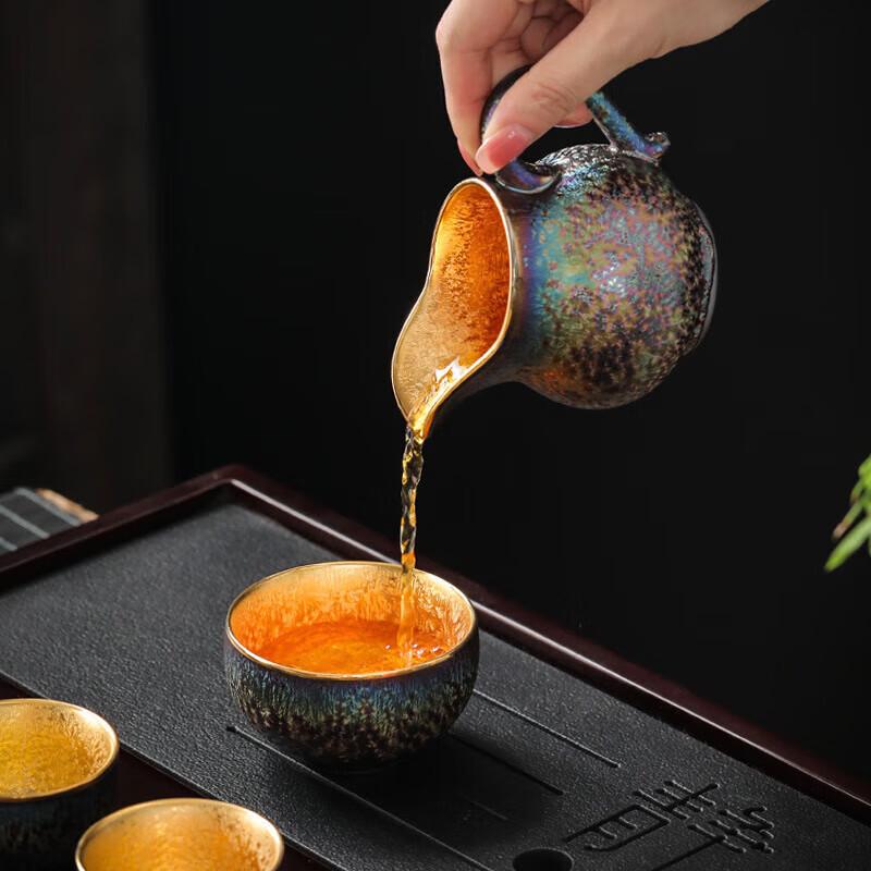 Chaxun Colorful Gilded Teapot 180ml