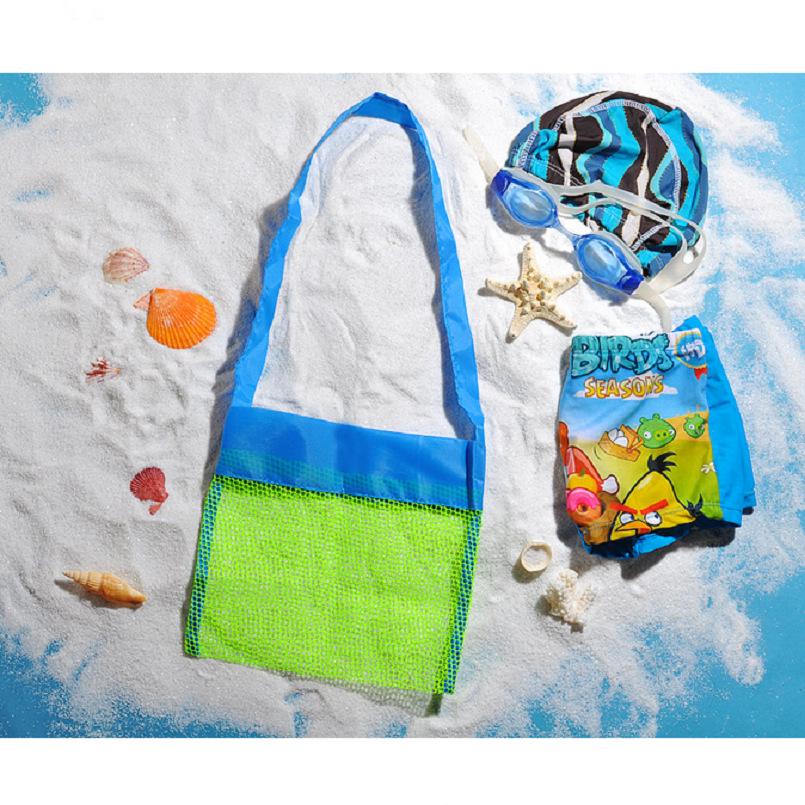 Детская сетчатая сумка для хранения пляжных и песочных игрушек