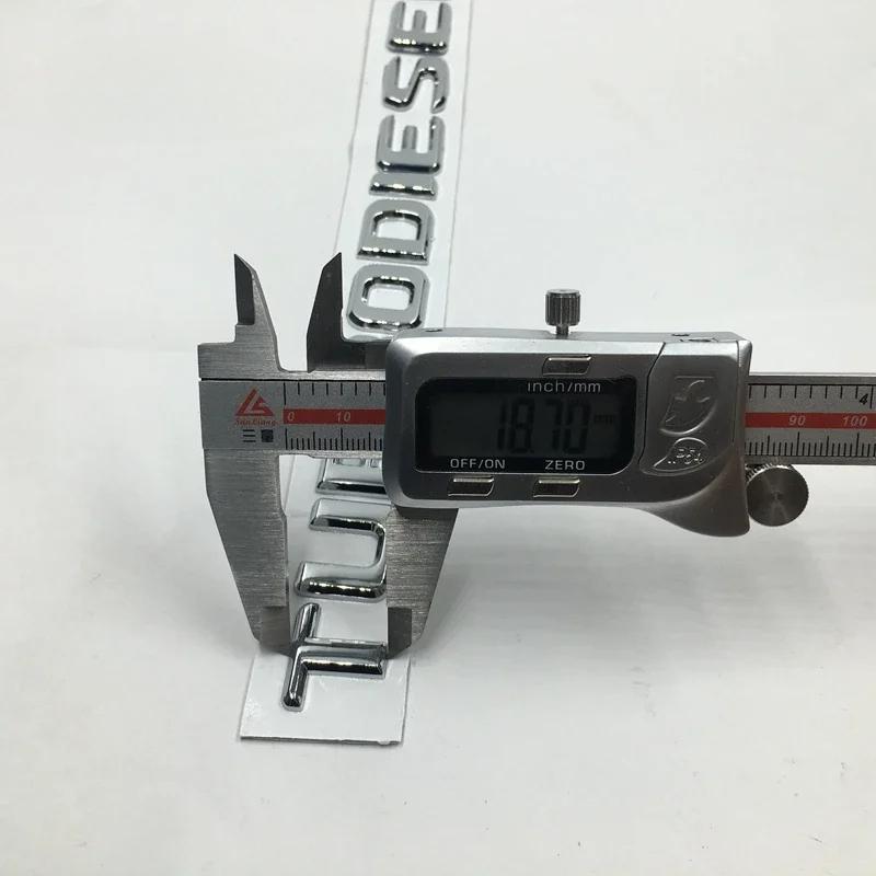 3D ABS For Mercedes-Benz W463 W140 W124 Turbodiesel lettering emblem mark rear trunk turbo diesel  stickers