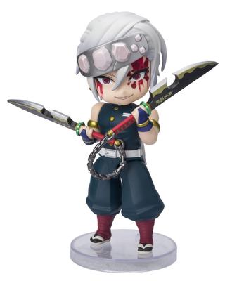 TAMASHII NATIONS Figuarts mini Демон Kimetsu no Yaiba Усу Тенген Дыхание Звука 100 мм Раскрашенная Подвижная Фигурка Истребитель Прибл.