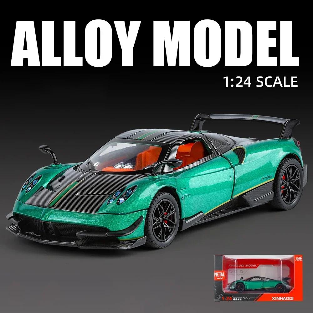 1:24 Pagani Huayra BC Alloy Sports Model Diecast Metal Racing Car Vehicles Model Advanced Car Model Collectibles