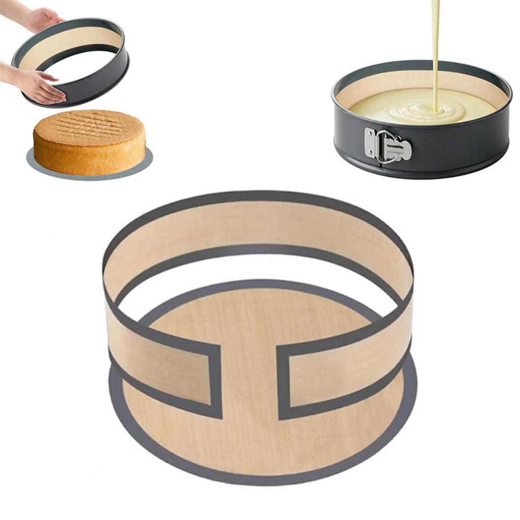 Silicone Baking Mat Air Fryer Oven Baking Sheets Pads Non-Stick Baking Liners Reusable Bake Dish for Cake Pizza Pastry Cookie Tool