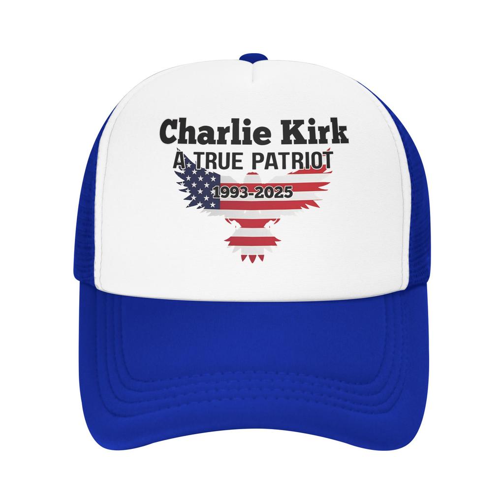 Summer Sun Hats Charlie Kirk A True Patriot Baseball Cap Sun Sun Visor Print Trucker Hat Couple Women Hippie Baseball Caps
