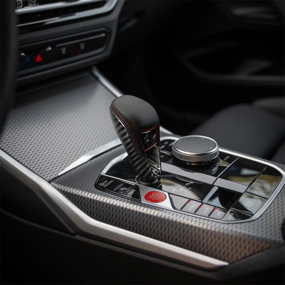 Автомобильная накладка на ручку переключения передач из настоящего карбона для BMW M2 M3 M4/X3M X4M X5M
