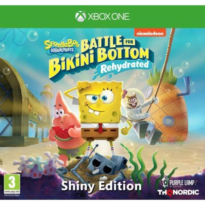 Jeu Vidéo - Bob L'éponge - Battle For Bikini Bottom - Rehydrated - Shiny Edition - Xbox One - 3+