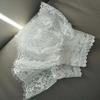 1 Pair Lace Ruffles Fake Cuffs Multi Layer Pleated Flare False Gloves Floral Pattern White Black Elbow Sleeve Cuff
