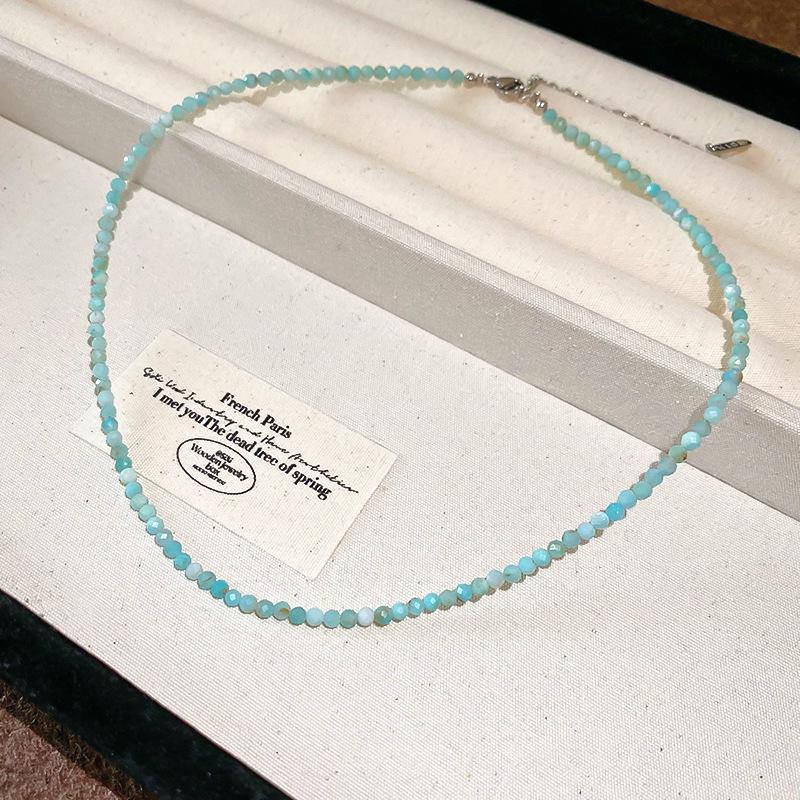 Роскошное хрустальное колье из агата и жемчуга - Этническая цепочка для ключицы