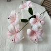 White Artificial Lily Flowers 5-head Simulation Decorative Bouquet  Indoor Decoration