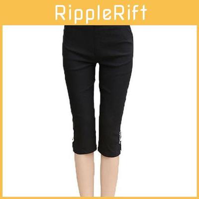 Женская мода Летние Сексуальные Мягкие Узкие Стрейч Капри Джеггинсы для Трендового Образа