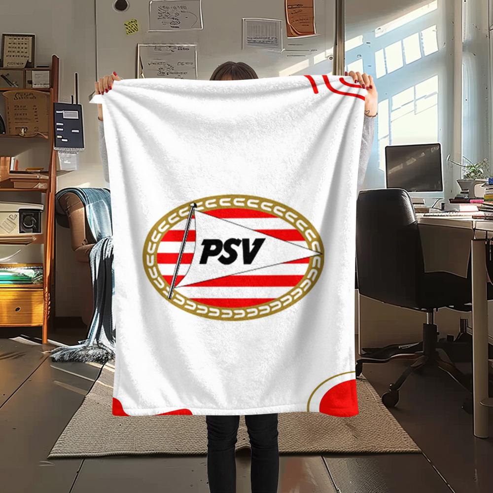 1PC Philips Sport Vereniging Patterned Flannel Blanket Suitable For All Seasons for Home Decor Warmth and Comfort Gifts Holiday Present