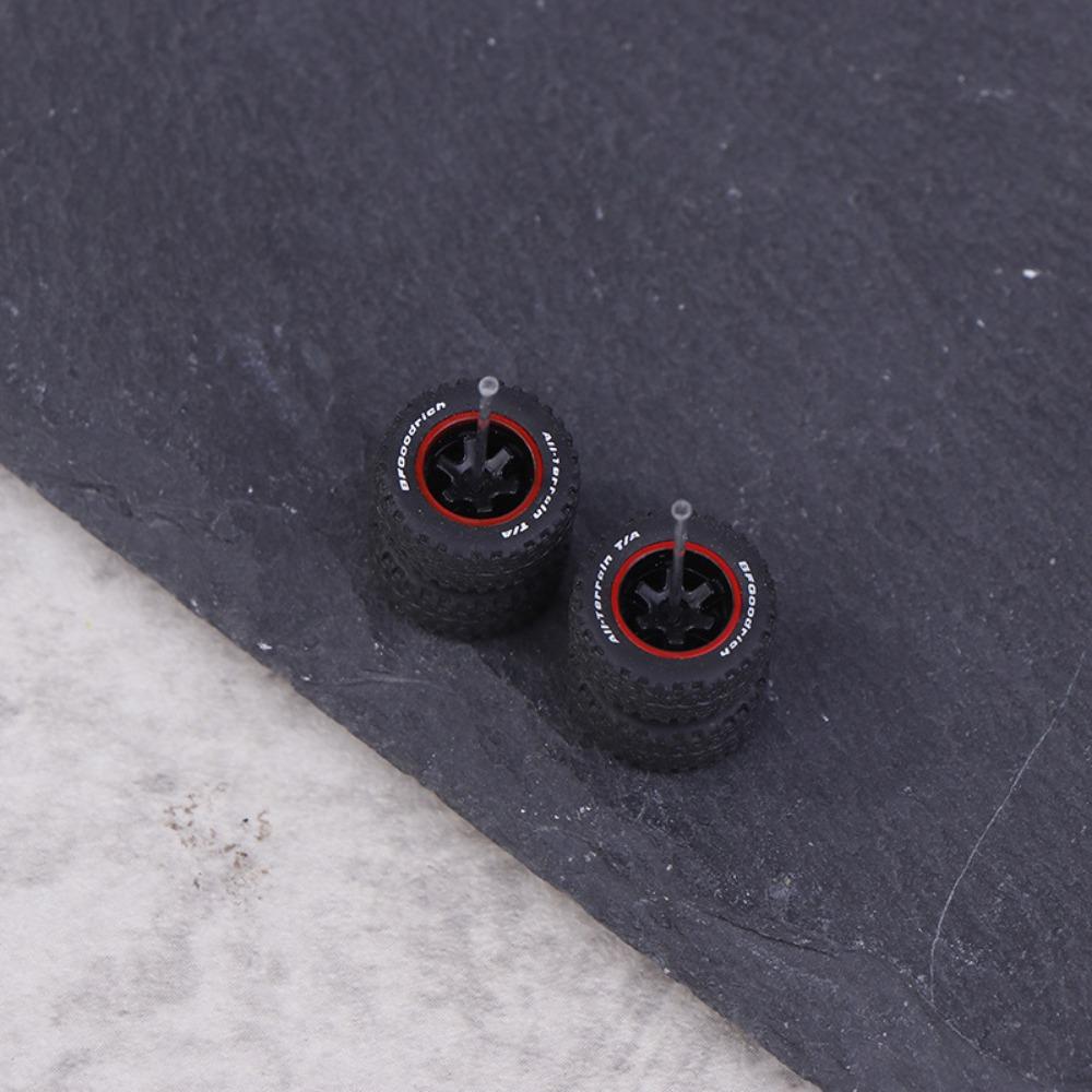 1Set Plastic Remote Control Car Modified Tires Diameter 14*5.5mm Diecast Alloy Car Hub