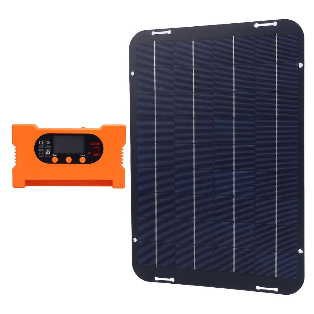 12W 18V Solar Panel Kit IP65 Water Proof Solar Panel Battery Charger Maintainer with Controller for