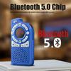 Новый мини-карманный FM-радио HIFI музыкальный плеер с HD-дисплеем Bluetooth 5.0 Динамик-рекордер Поддержка отключения памяти TF Card Play