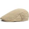 Men's Berets Classic Casual Solid Color Newsboy Cap Fashion Vintage Cotton Visor Hats For Men Summer Beret Higher Quality