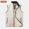 Новый зимний мужской графеновый жилет на флисе большого размера из овечьей шерсти, теплый верхний жилет без рукавов