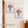 30*40CM Valentine's Day Mural, Rural Valentine's Day Decoration, Framed Image.