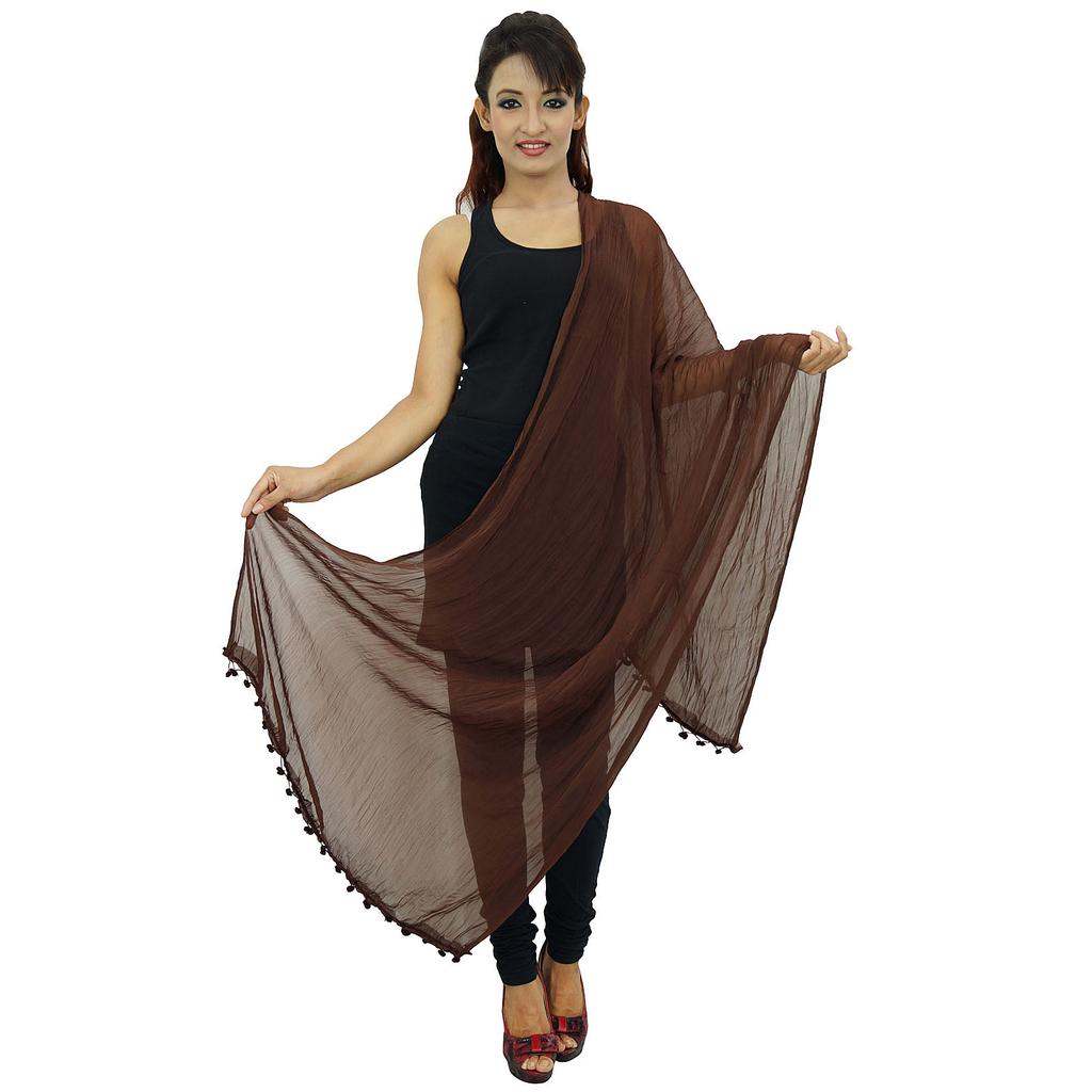 Длинные палантины из шифоновой смеси Dupatta, женские индийские шарфы с запахом, Chunni Indian