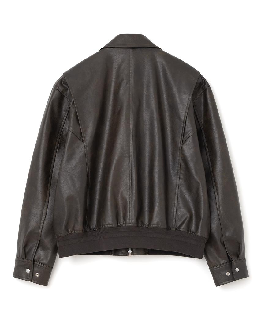 Millo Archive May A-2 Leather Blouson [Cocoa]