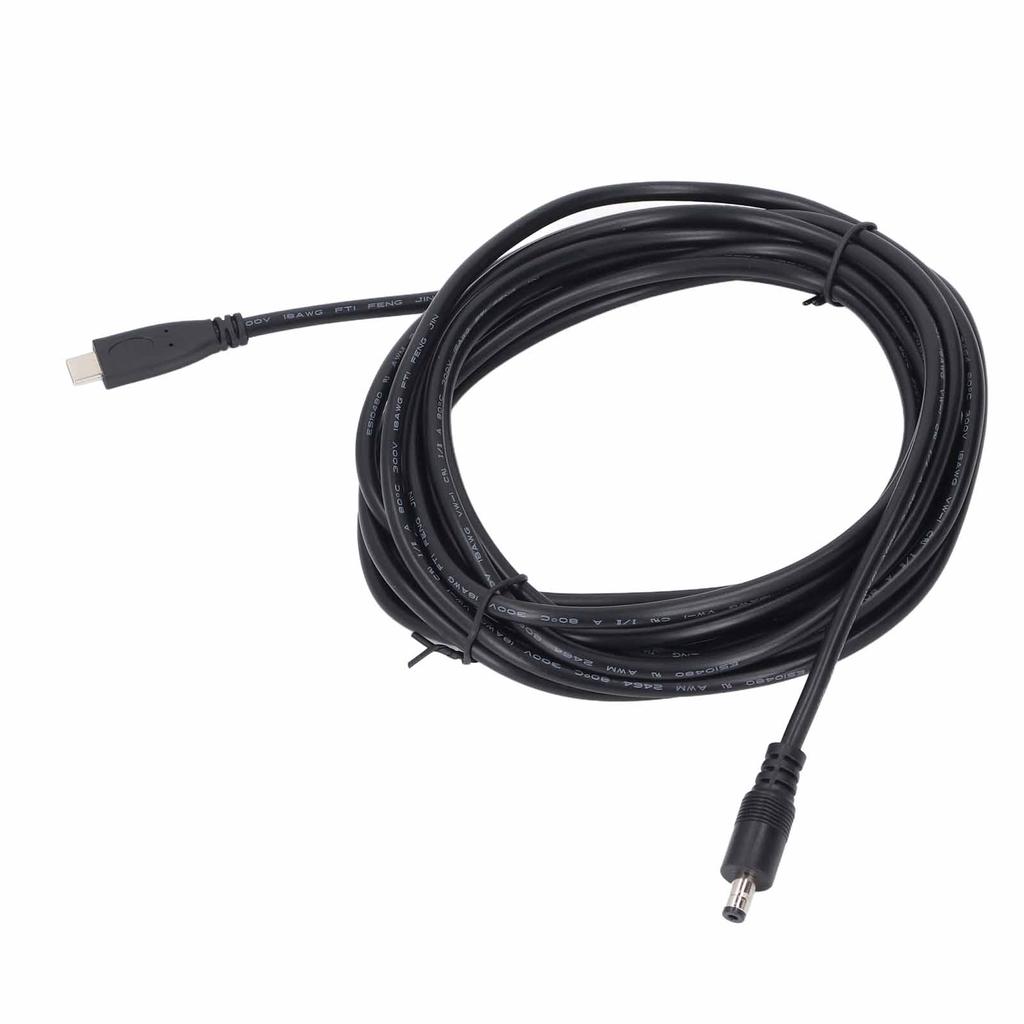 Type C To DC Satellite Power Cable PVC Water Resistant Satellite Antenna Cable Extension for