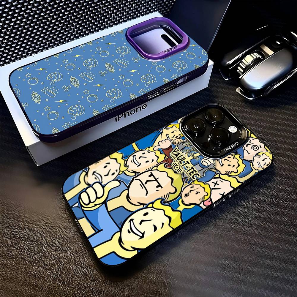 F-Fallout S-Series 4 Cool Game Phone Cover For IPhone 16 15 14 13 12 11 17 Pro Max Plus Color Silver Shell