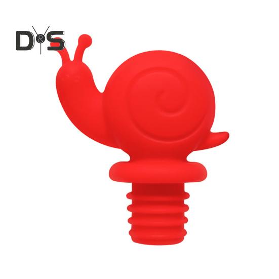 Пробка для винной бутылки в виде улитки с 3D-дизайном, герметичная винная пробка, пищевой силикон, герметик для стеклянных бутылок вина и пива, заглушки для красного вина, аксессуар для сохранения