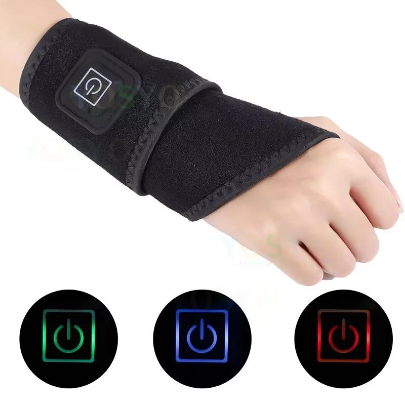 Breathable Heat Wrist Wrap for Arthritis Pain Relief - Lightweight Compression Sleeve for Sports, Typing & Health Care