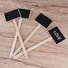 10PCS Mini Marker Greenhouse  Garden Tools Plants Tags Wooden Chalkboard Classification Marker