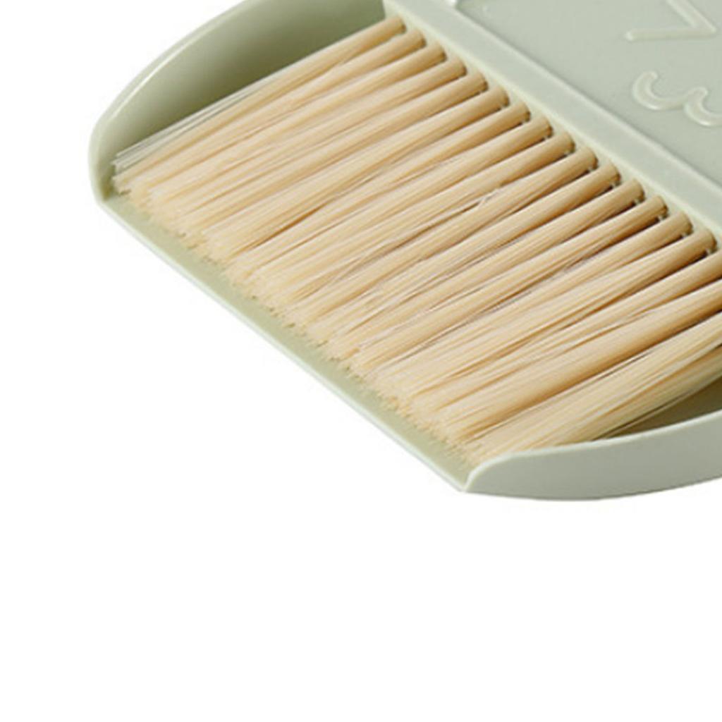 Мини-веник, набор совков, пластиковый ручной совок с изображением улыбки, эффективная уборка, портативный крошечный совок с щеткой