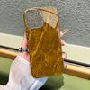 Простота Золотая текстура Роскошный Высококачественный Чехол для Телефона Гальванизированное Стекло Чехол для Телефона для iPhone 17161514131211pm Pro Plus